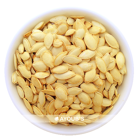 Pumpkin seeds roasted in the shell with light salt